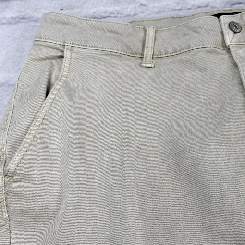 LuLaRoe Women's Utility Cargo Pants Size 32‎ 14-15 Khaki Soft Stretchy Twill